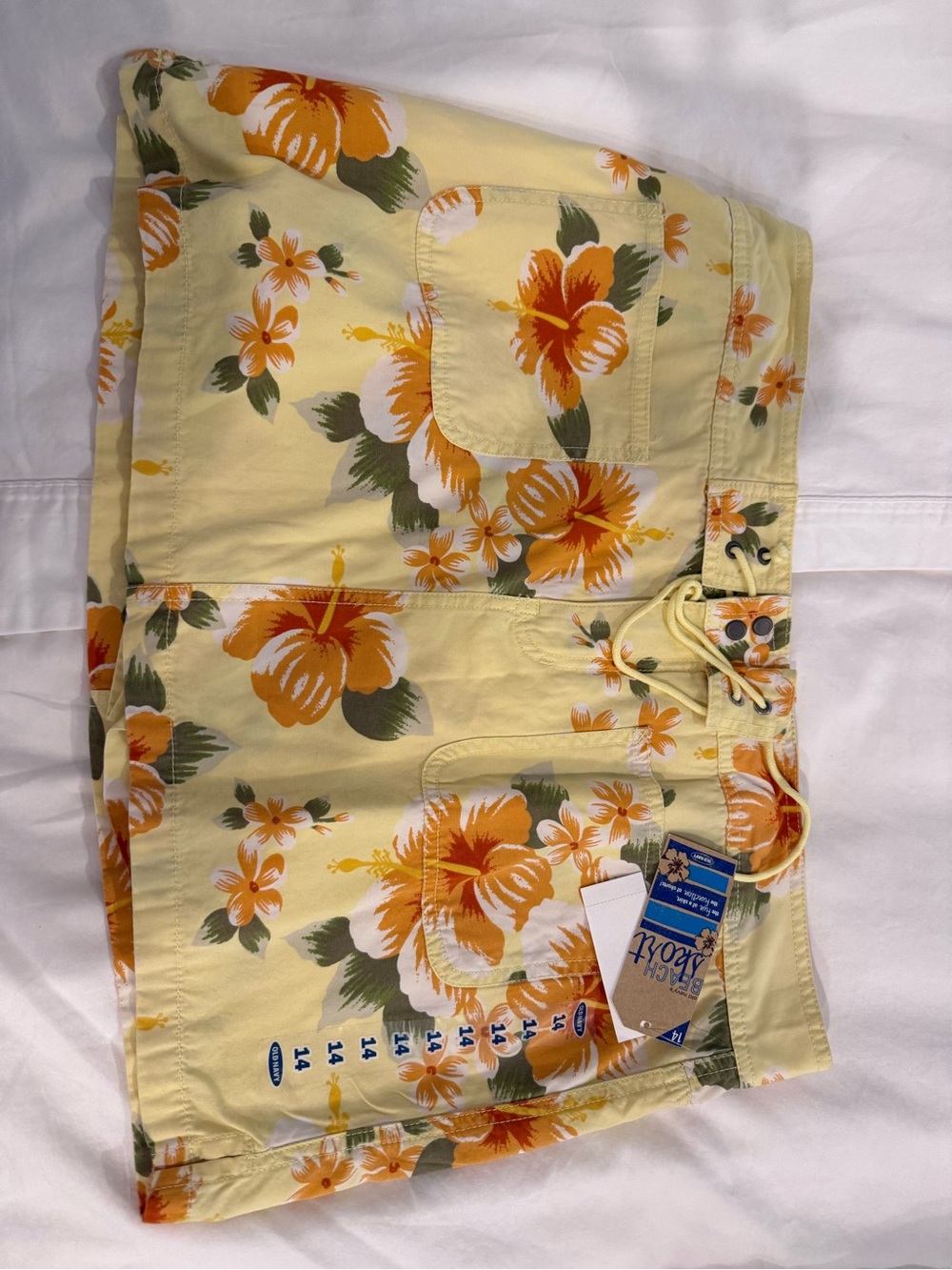 Women’s Yellow Floral Skort